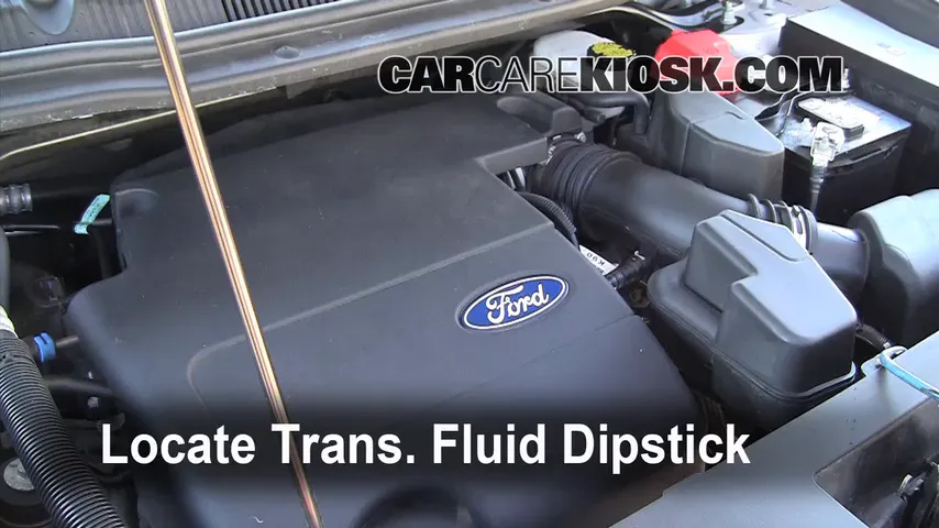 2011 Ford Explorer XLT 3.5L V6 Transmission Fluid Check Fluid Level
